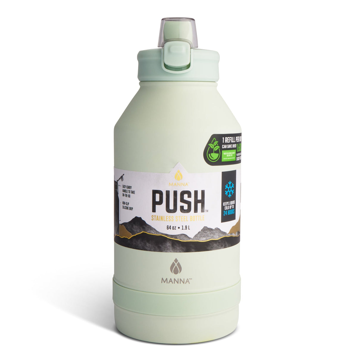 64 oz Push Bottle