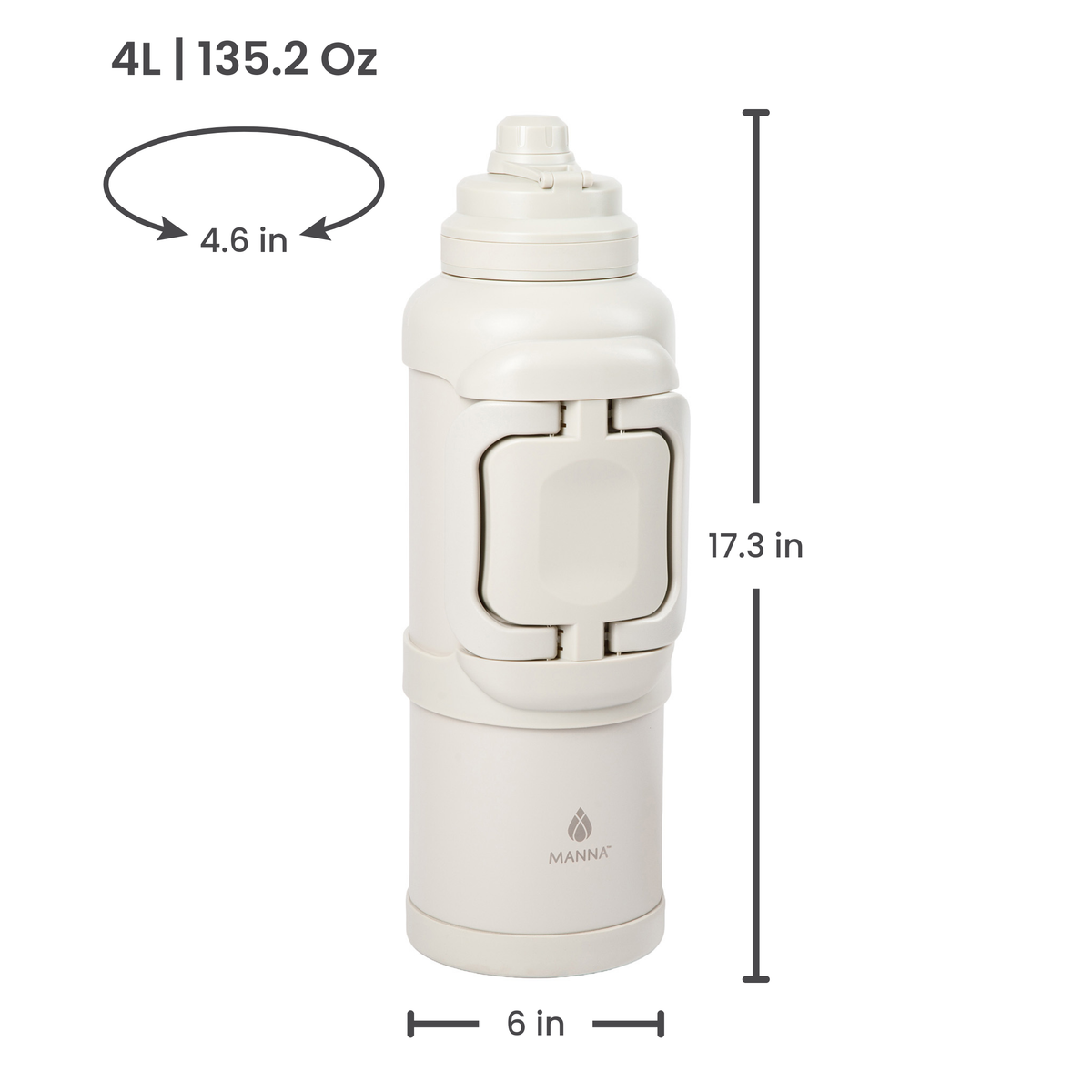 LIMITED EDITION 4L Titan Bottle With Bonus Straw Lid