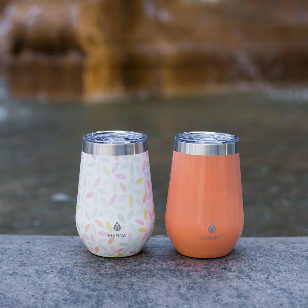 2-Piece Springtime Wine Tumbler Set